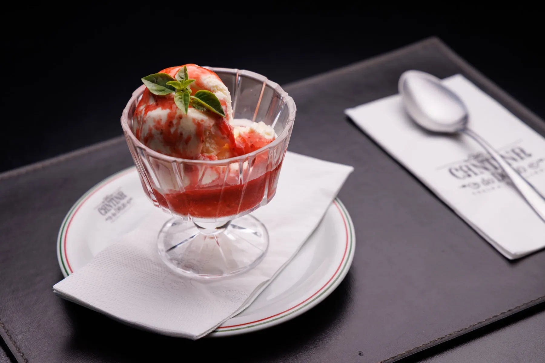 Gelato di Cheesecake con Fragola
