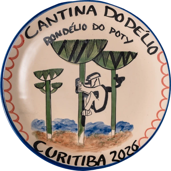 Prato da Boa Lembrança 2026 da Cantina do Délio, o Rondélio do Poty
