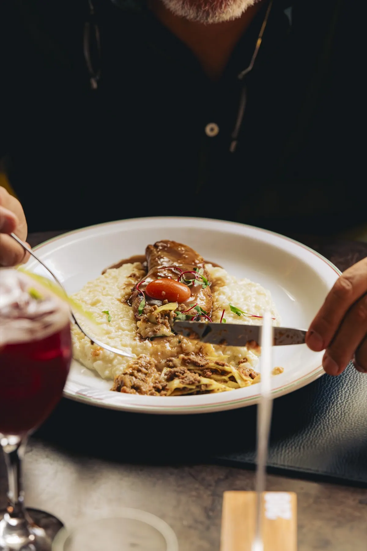 Risotto with ossobuco